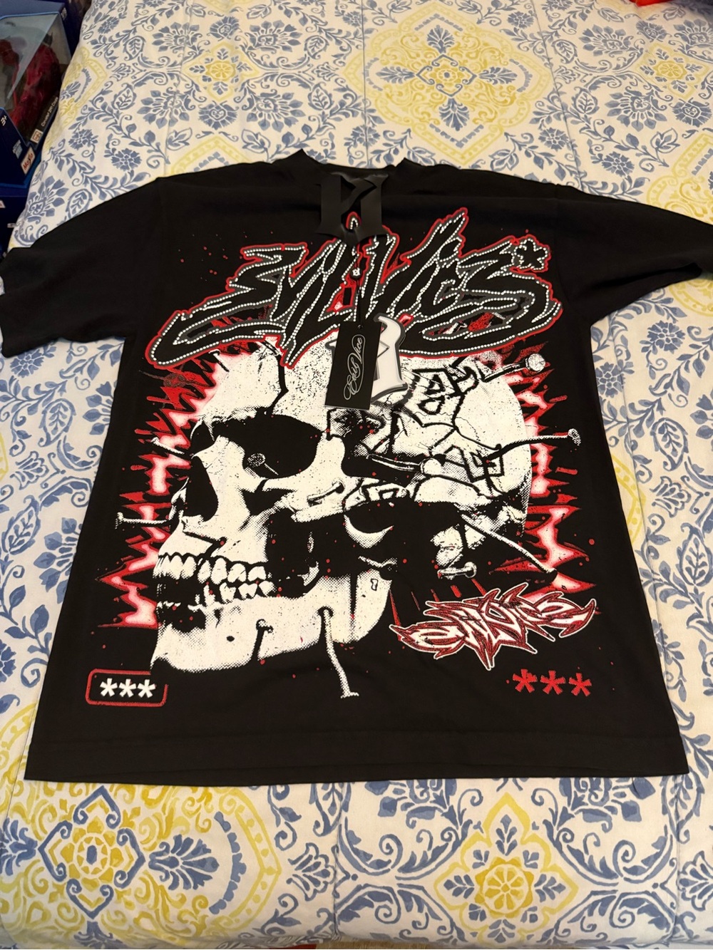 Evil Vice Black Men’s Graphic Skull Tee